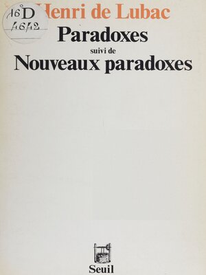 cover image of Paradoxes